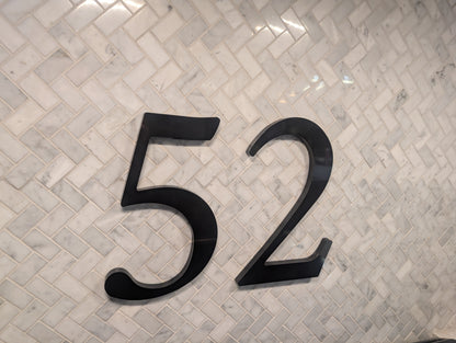 Chiffre d'adresse polyéthylène hd hauteur 9,5 pouces