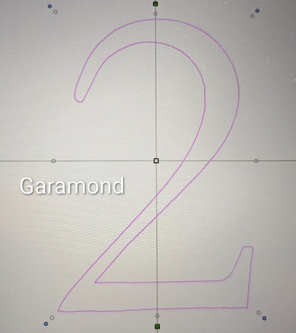 chiffre d'adresse en bois