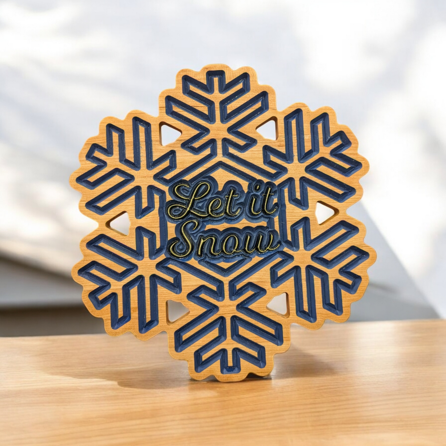 Décoration de noël en bois